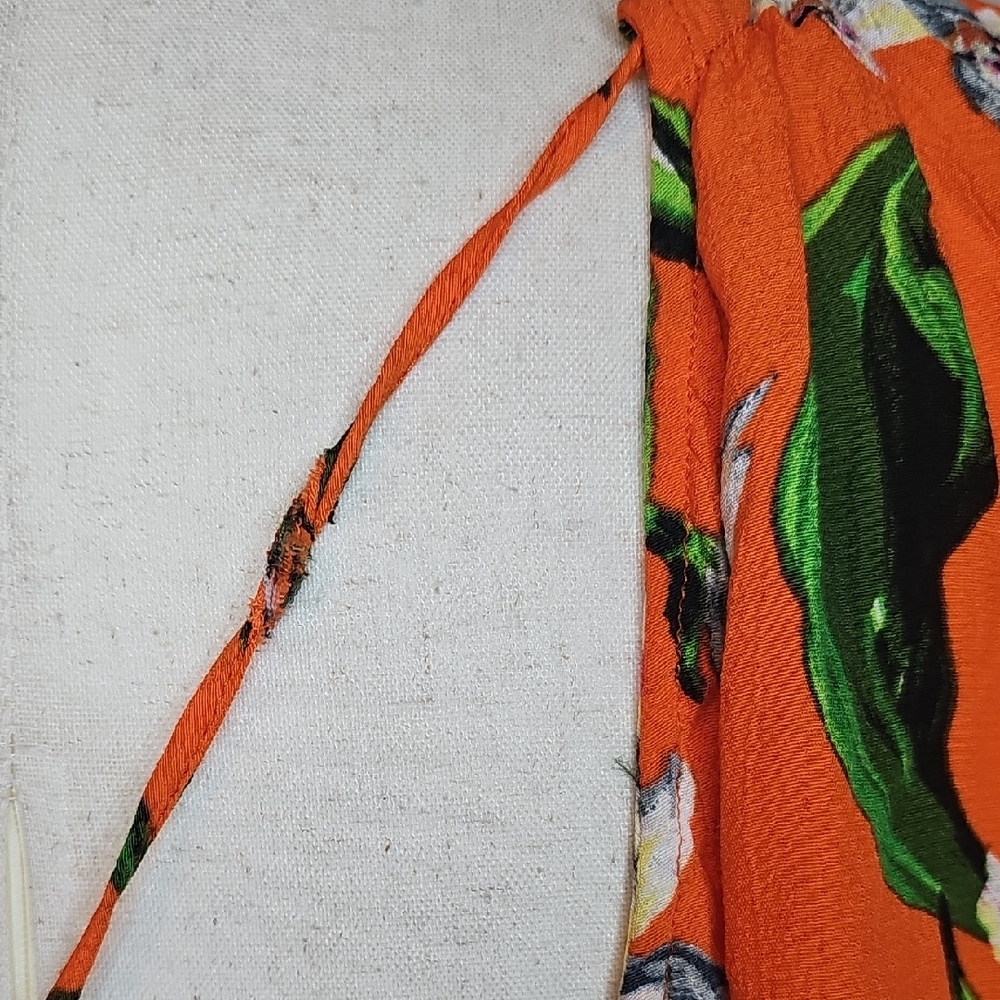 ZARA Multicolored Cut-Out Printed Maxi Dress – Size Large - Picture 11 of 16